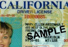 California Drivers License Types