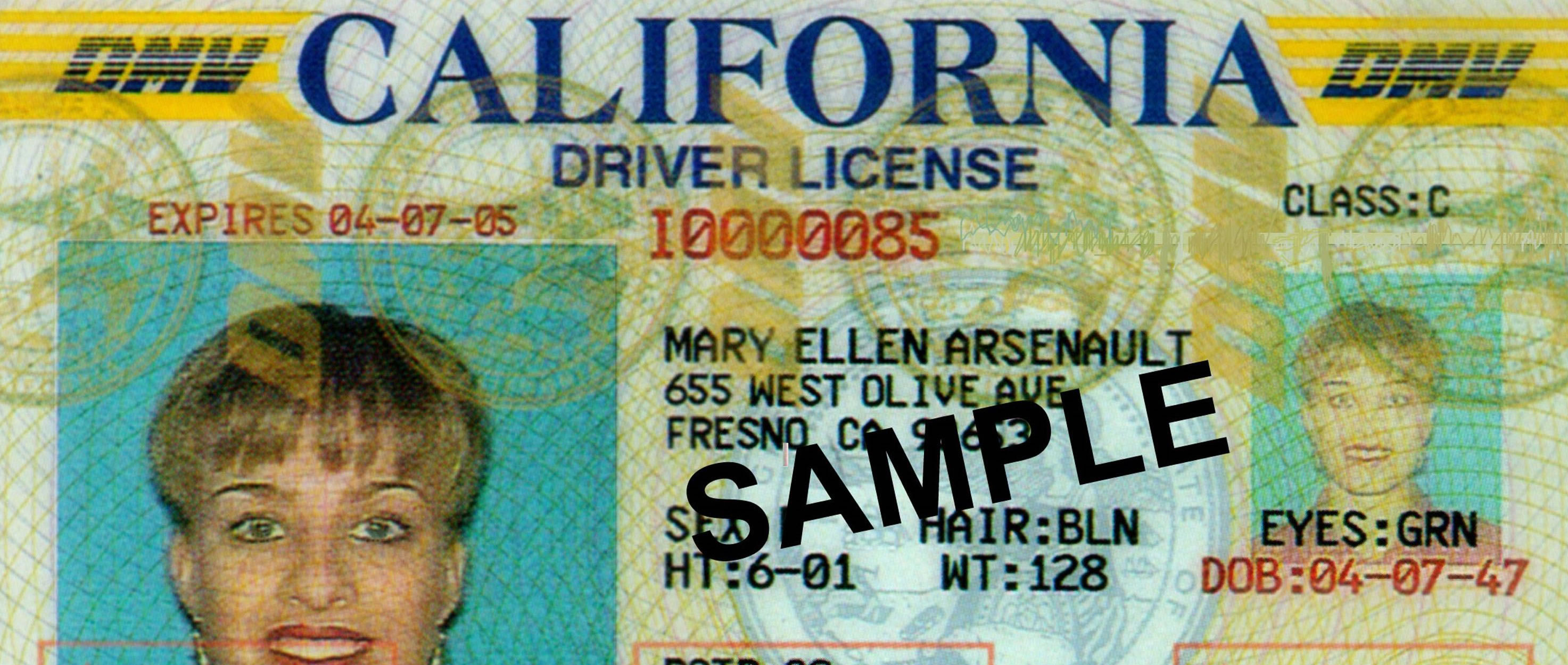 California Drivers License Types